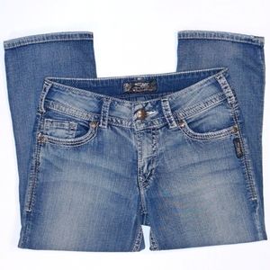SILVER JEANS Suki Surplus Capri Jean size 27/4